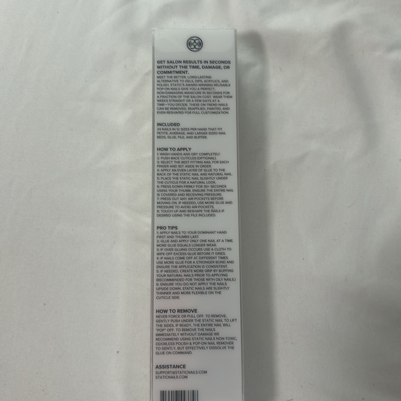 SoHo french almond static nails (reusable pop-on manicures) - Picture 2 of 3